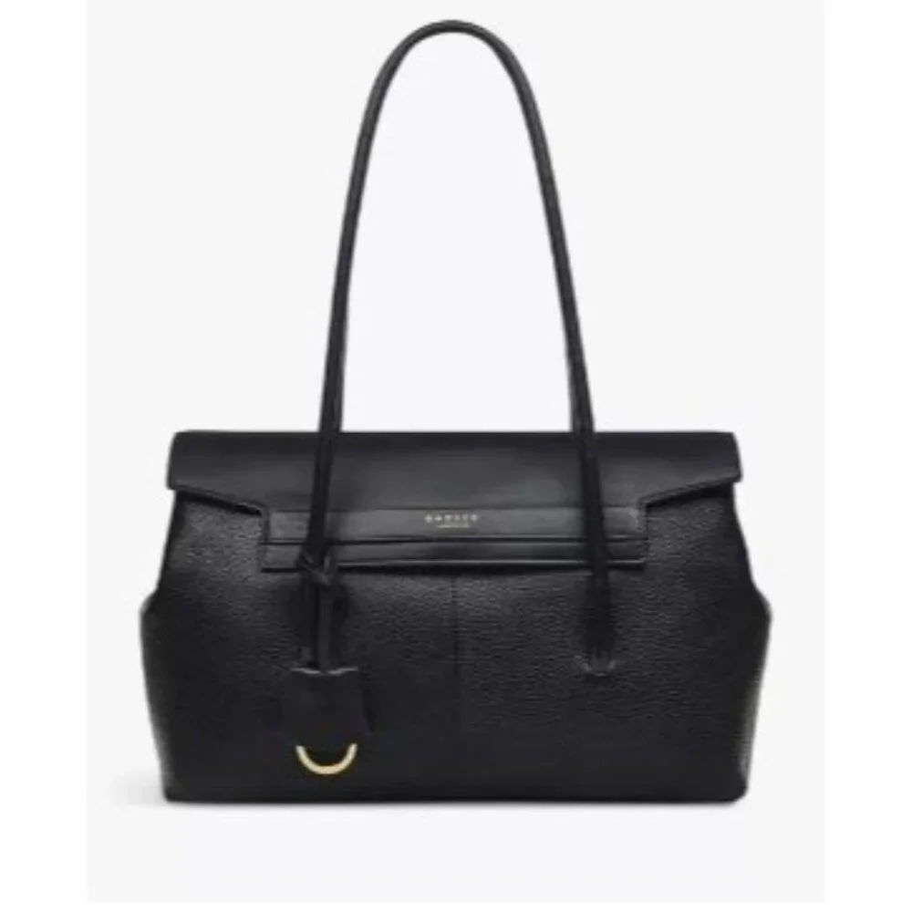 Radley London Black Ripley Road Flap Magnetic Closure Bag Purse NEW - Picture 2 of 12